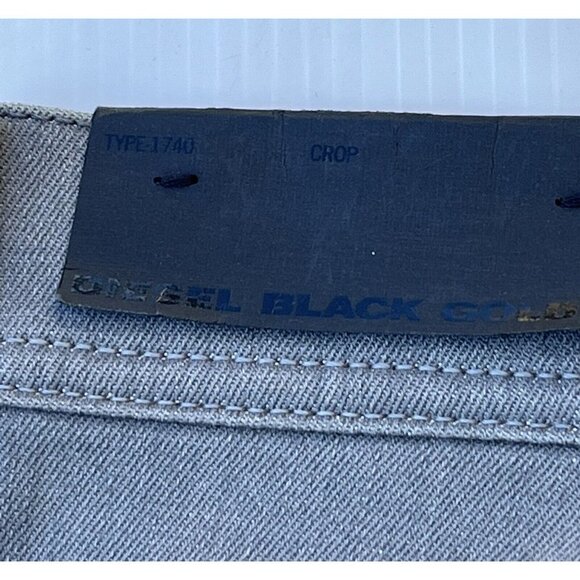 DIESEL Black Gold Women's Gray Type-1740 5 Pockets Crop Jeans Size 26 - Picture 12 of 15